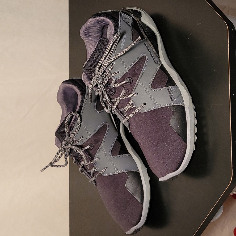 Merrell Black Gray Performance Light Weight Shoes - image 1